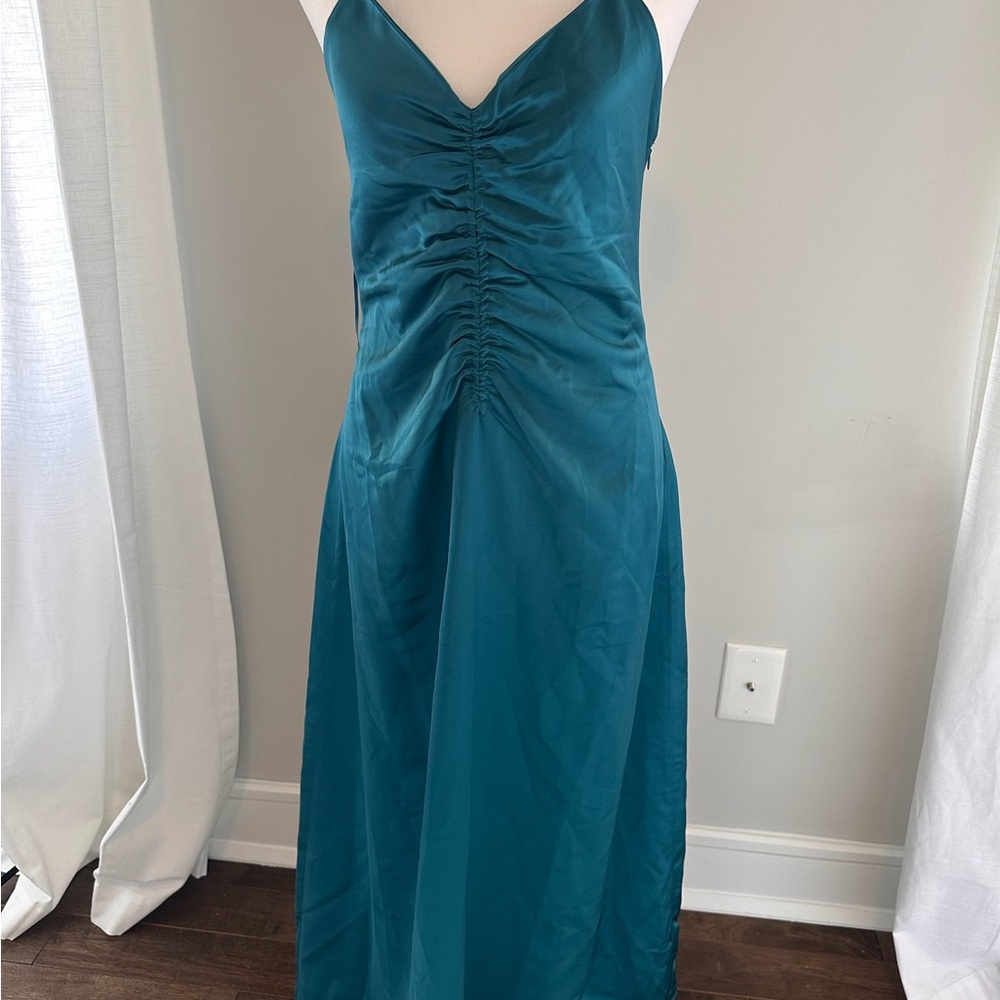 Jason Wu Teal Sleeveless Dress